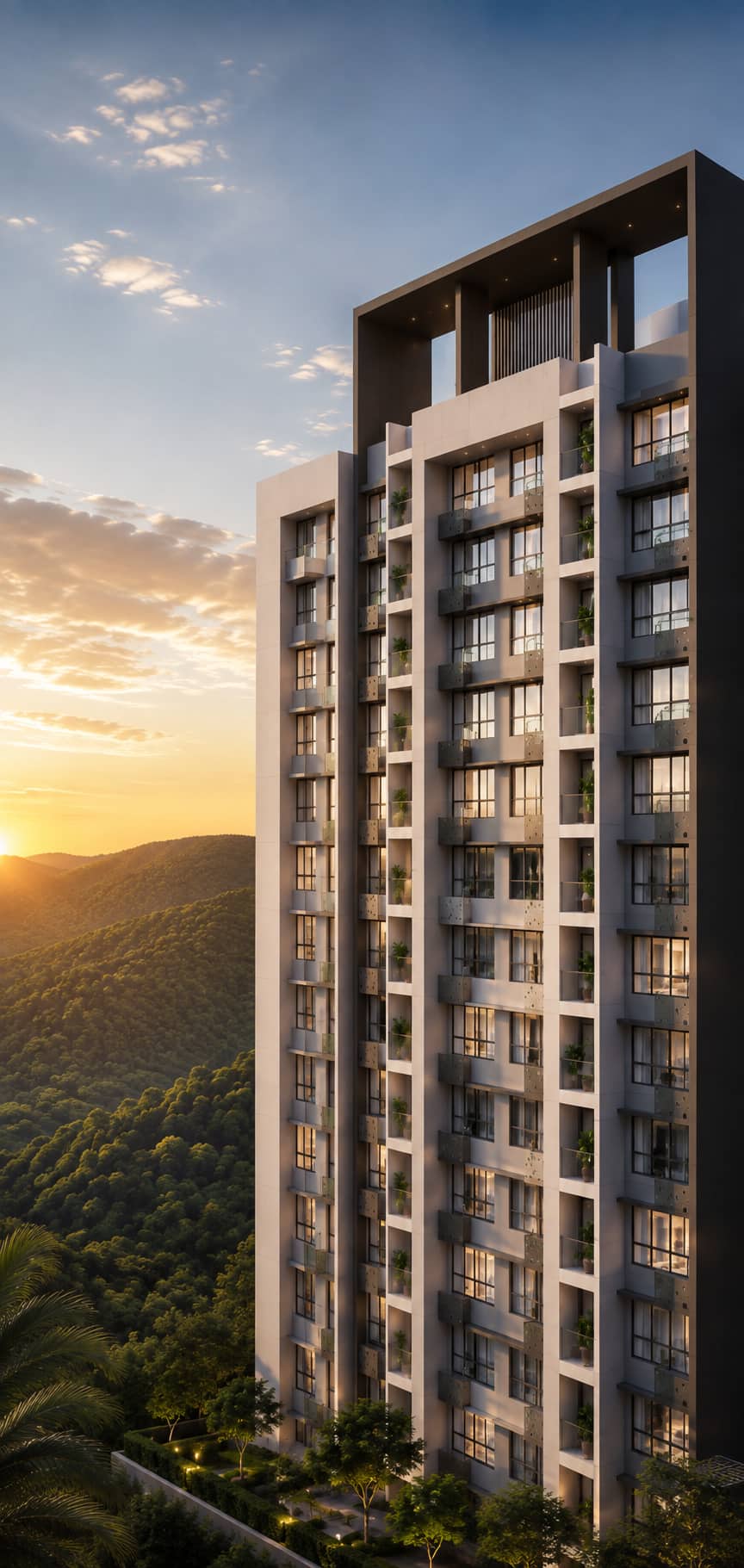 Godrej City Panvel &mdash; view of the township
